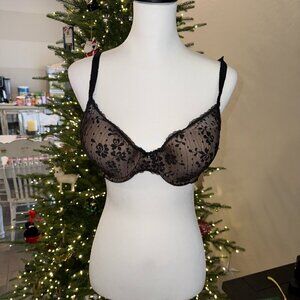 WACOAL B'TEMPT'D LACE UNDERWIRE BRA IN BLACK AND NUDE SIZE 38C - NWOT (216)